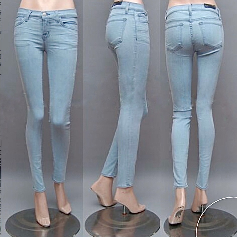 J Brand Jeans 811 Mid Rise Skinny BEAUT Beautiful Blue